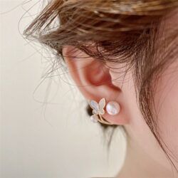 Cute Butterfly cuff Korean Earring
