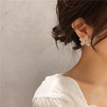 Radiant Flower Korean Earring