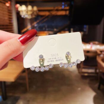 Trendy Crystal Cuff Korean Earring