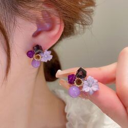 Charming Flower Stud Korean Earring