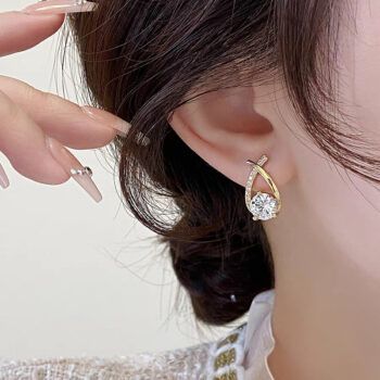 Stunning Teardrop Korean Earring